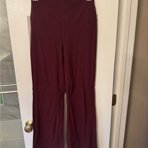 Garage Maroon Flare Leggings size Med